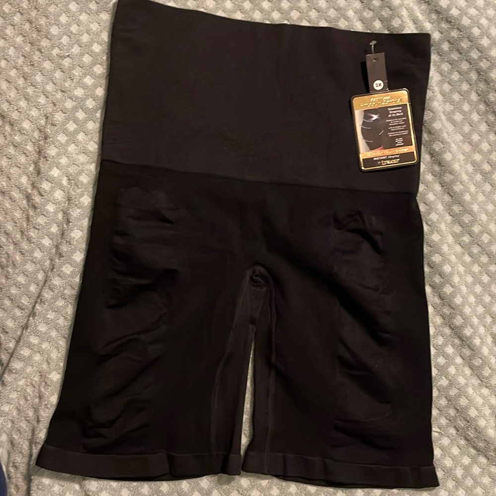 Shapewear black 3x instant shaping